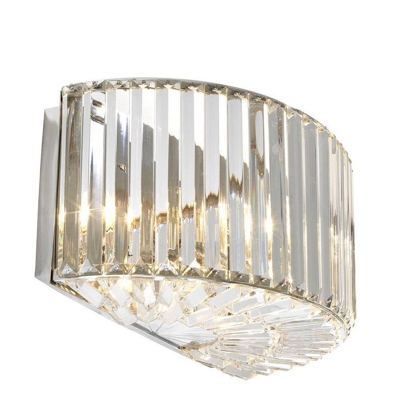 Бра Wall Lamp Infinity Nickel Никель Прозрачное Стекло Бра Wall Lamp Infinity Nickel Никель Прозрачное Стекло в Барнауле | Loft Concept