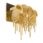 Бра с перфорированными металлическими дугами и цепочками 22 см Atlantis Chain варинант исполнения - 1 | Loft Concept в Барнауле