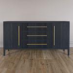 Буфет Primo с тремя ящиками и двумя фасадами Черный дуб варинант исполнения - 1 | Loft Concept в Барнауле