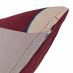 Подушка декоративная хлопковая с абстрактным принтом Elysian Flow Terra варинант исполнения - 4 | Loft Concept в Барнауле