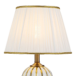 Настольная лампа с абажуром Celestina White Gold Lampshade Table Lamp варинант исполнения - 2 | Loft Concept в Барнауле