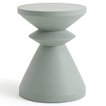 Светло-серый приставной столик из массива AMORPHOUS варинант исполнения - 1 | Loft Concept в Барнауле