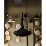 Подвесной вязаный черный светильник «Лампа Марракеша» варинант исполнения - 3 | Loft Concept в Барнауле