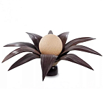 Настольная лампа черная INDONESIAN LAMPS варинант исполнения - 1 | Loft Concept в Барнауле