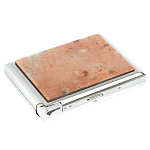 Портсигар с газовой зажигалкой из натурального камня Пегматит Stone Cigarettes Cases варинант исполнения - 4 | Loft Concept в Барнауле