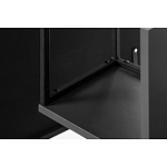 Полка навесная открытая цвета графит Strict Lines  варинант исполнения - 7 | Loft Concept в Барнауле