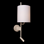 Бра с цилиндрическим тканевым абажуром и регулируемым спотом Pure Cylinder варинант исполнения - 1 | Loft Concept в Барнауле