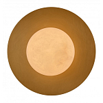 Бра круглое с плафоном из натурального камня на латунном основании Cryptocrystalline Stone варинант исполнения - 2 | Loft Concept в Барнауле