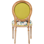 Стул из массива бука бежевый с изображением птиц и цветов Beige Green Chinoiserie Rose Garden Chair варинант исполнения - 2 | Loft Concept в Барнауле