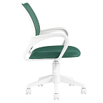 Офисное кресло с основанием из белого пластика Desk chairs Green варинант исполнения - 3 | Loft Concept в Барнауле