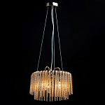 Люстра с подвесными рифлеными стеклянными трубками Nembus варинант исполнения - 3 | Loft Concept в Барнауле