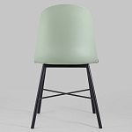 Стул из прочного пластика на металлическом основании Anora Green  варинант исполнения - 4 | Loft Concept в Барнауле