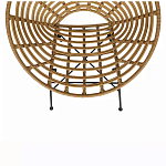 Стул круглый с ротанговым плетением Round Wicker Stool варинант исполнения - 7 | Loft Concept в Барнауле