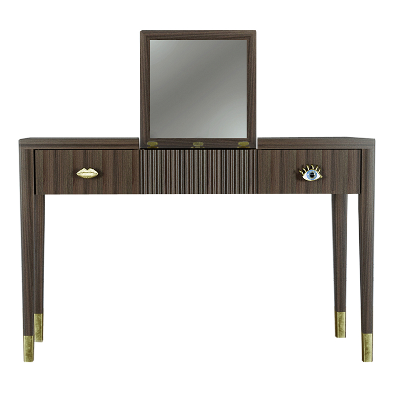 Туалетный стол - Трельяж Elsa Dreams Walnut 120 см Орех Туалетный стол - Трельяж Elsa Dreams Walnut 120 см Орех в Барнауле | Loft Concept
