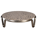Стол журнальный круглый с узором Table Hypontic Pattern варинант исполнения - 1 | Loft Concept в Барнауле