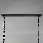 Люстра с черным каркасом и абажуром из прямоугольных мраморных панелей Calling to Shine варинант исполнения - 1 | Loft Concept в Барнауле