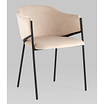 Стул Brace велюр молочный варинант исполнения - 1 | Loft Concept в Барнауле