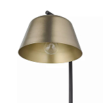 Торшер на изогнутом основании в сочетании черного и золотистого цвета Stable Base варинант исполнения - 3 | Loft Concept в Барнауле