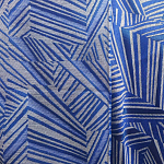 Мебельная ткань Жаккард синий принт 140 см T2-132 варинант исполнения - 2 | Loft Concept в Барнауле