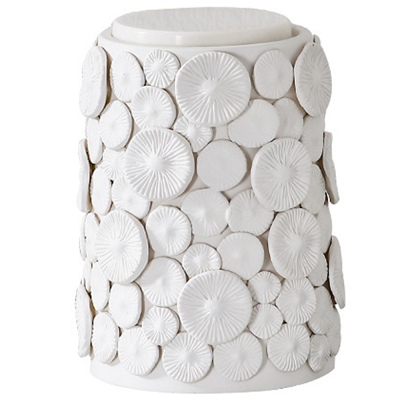 Декоративная ваза с крышкой Mushroom Hats White Vase Белый Декоративная ваза с крышкой Mushroom Hats White Vase Белый в Барнауле | Loft Concept