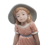 Статуэтка фарфоровая Девушка и маленькая девочка с цветами Charming Statuette варинант исполнения - 2 | Loft Concept в Барнауле