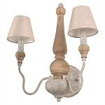 Бра с двумя конусовидными тканевыми абажурами Neighborhood варинант исполнения - 3 | Loft Concept в Барнауле