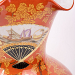 Ваза красного цвета с рисунком Chinoiserie Ceramics варинант исполнения - 2 | Loft Concept в Барнауле