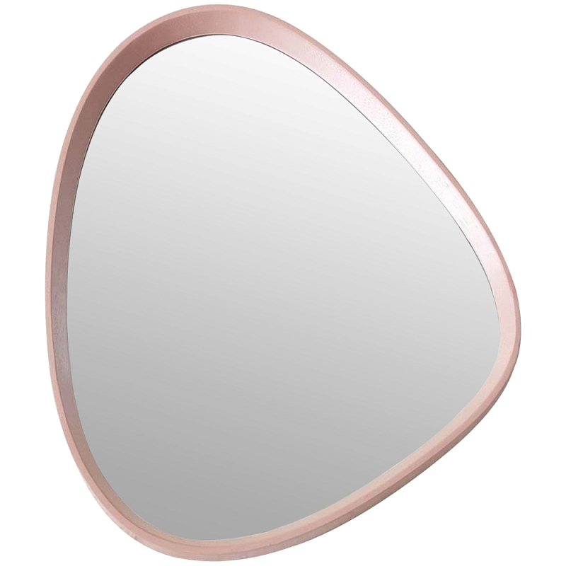 Настенное зеркало Pink Curved Mirror Розовый Настенное зеркало Pink Curved Mirror Розовый в Барнауле | Loft Concept