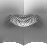 Подвесной светильник с белым фигурным абажуром и мягкими волнистыми краями Cloud Motion  варинант исполнения - 13 | Loft Concept в Барнауле