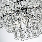Люстра с хрустальными подвесками в виде капель Antoine Crystal Drops Chrome Chandelier 9 варинант исполнения - 4 | Loft Concept в Барнауле