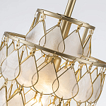 Подвесной светильник с декором из натуральной морской ракушки Iridescent Light варинант исполнения - 5 | Loft Concept в Барнауле