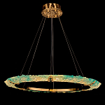 Люстра в форме кольца с цветочным декором Warm Heavenly Light варинант исполнения - 2 | Loft Concept в Барнауле
