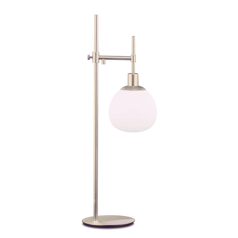 Настольная лампа Tiepolo Ball Table lamp nickel Белый Никель Настольная лампа Tiepolo Ball Table lamp nickel Белый Никель в Барнауле | Loft Concept