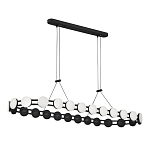 Люстра овальная с круглыми светодиодными источниками света Maxine Light варинант исполнения - 9 | Loft Concept в Барнауле