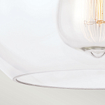 Потолочный светильник с шарообразным плафоном из прозрачного стекла Feiss варинант исполнения - 4 | Loft Concept в Барнауле