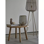 Торшер с плетеным металлическим плафоном Wicker Iron Lamp варинант исполнения - 3 | Loft Concept в Барнауле