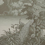 Обои ручная роспись Le Brésil Crystal Grey варинант исполнения - 1 | Loft Concept в Барнауле