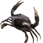 Статуэтка из бронзы в виде краба Animals Bronze варинант исполнения - 3 | Loft Concept в Барнауле