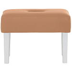 Мягкий пуф на белых ножках Winton Pouf варинант исполнения - 2 | Loft Concept в Барнауле