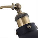 Бра с черным плафоном из металла Roomsy варинант исполнения - 3 | Loft Concept в Барнауле