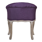Кресло низкое в стиле прованс Louis French Armchair purple flax варинант исполнения - 3 | Loft Concept в Барнауле