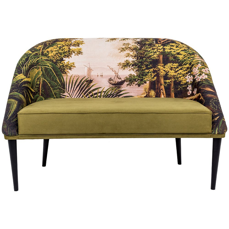 Диван Sofa San Cristobal Оливковый Диван Sofa San Cristobal Оливковый в Барнауле | Loft Concept