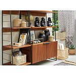 Стеллаж из орехового дерева Olson Rack варинант исполнения - 5 | Loft Concept в Барнауле