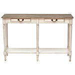Деревянная консоль с двумя ящиками Margery Provence Console Table варинант исполнения - 1 | Loft Concept в Барнауле