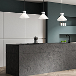 Подвесной светильник с белым стеклянным конусным плафоном Alora Mood варинант исполнения - 7 | Loft Concept в Барнауле