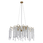 Люстра c подвесками из прозрачного хрусталя Диаметр 85 см FAIRYTREE Light варинант исполнения - 2 | Loft Concept в Барнауле