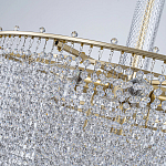 Люстра многоярусная с каскадами кристаллов Crystal Rains варинант исполнения - 8 | Loft Concept в Барнауле