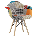 Стул с обивкой в стиле Patchwork варинант исполнения - 1 | Loft Concept в Барнауле