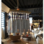 Люстра квадратная плетеная с бахромой Wicker Square Chandelier with Tassels варинант исполнения - 4 | Loft Concept в Барнауле