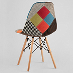 Стул с обивкой в технике пэчворк DSW варинант исполнения - 5 | Loft Concept в Барнауле